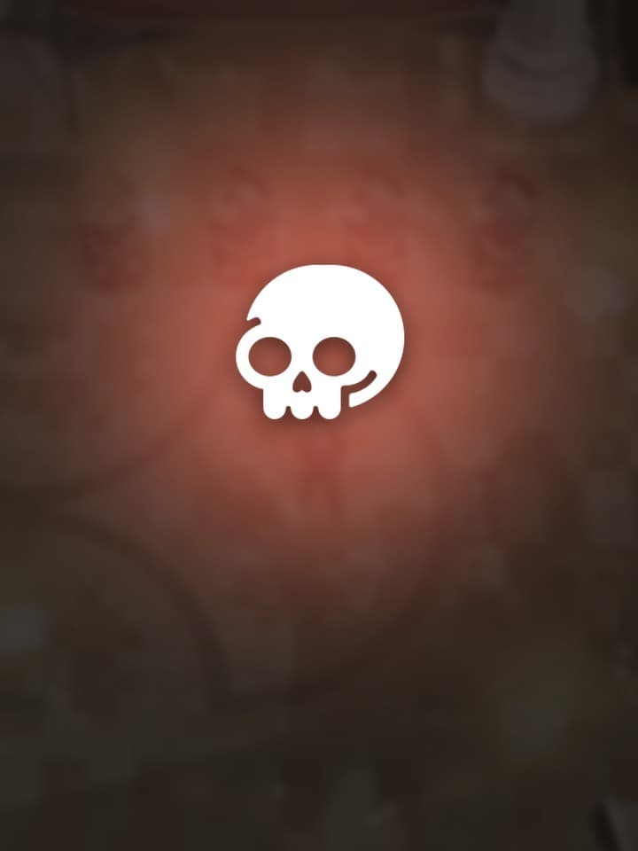In-game capture of the Demonic class: four flaming skulls orbiting the soldier on a ring of fire.